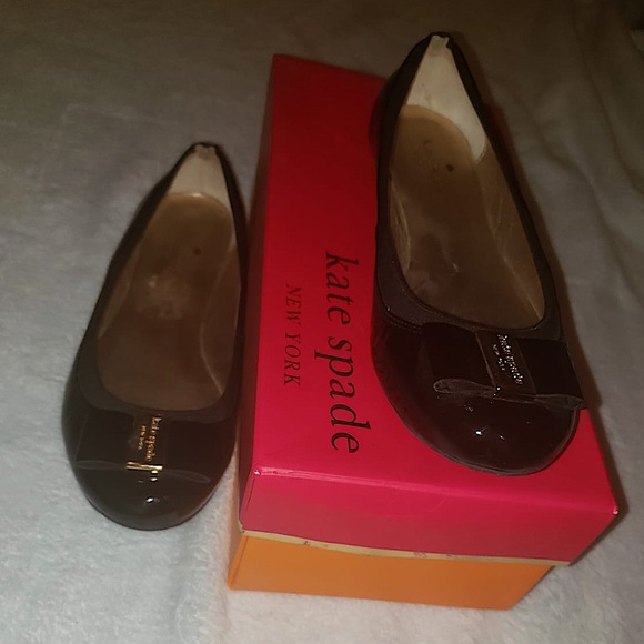 COPY - Kate Spade black Oxford Ballet Flats - Picture 2 of 5